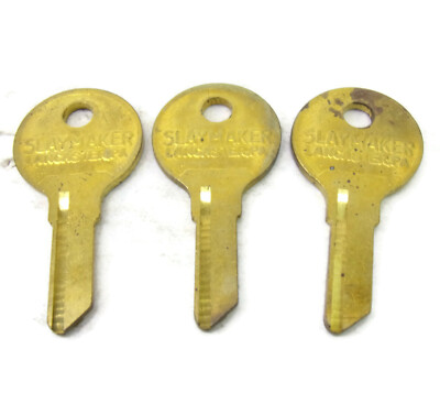 3-pcs Slaymaker Key Blanks (Blank # Unknown)