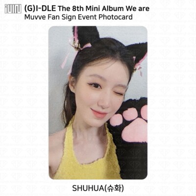 G)I-DLE IDLE I-DLE The 8th Mini Album We are Muvve Fan Sign Event