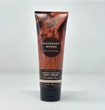 Bath  Body Works MAHOGANY WOODS Ultimate Hydration Body Cream Shea Butter 8oz.