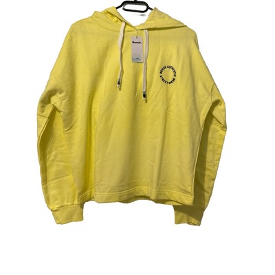 BENCH Damen Kaputzensweatshirt Hoodie Pullover Sweatshirt Gelb  Gr 36-38 NEU