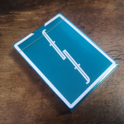 Fontaine Turquoise Foil Playing Cards New LTD Edition Holographic Cardistry Deck - Picture 3 of 7