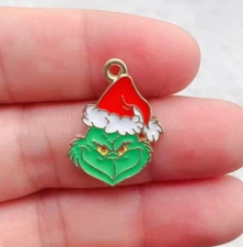 Lot cartoon Christmas Metal Charm Pendant DIY earring Jewelry Making