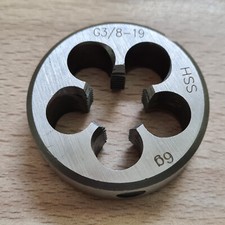 G 3/8" Schneideisen Rohrgewinde Gasgewinde HSS rechts Gewindeschneider
