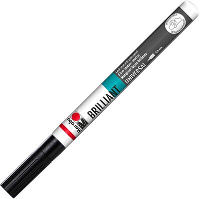 Marabu Lackmarker ''Brilliant Painter'' Strichstärke: 0,8 mm schwarz