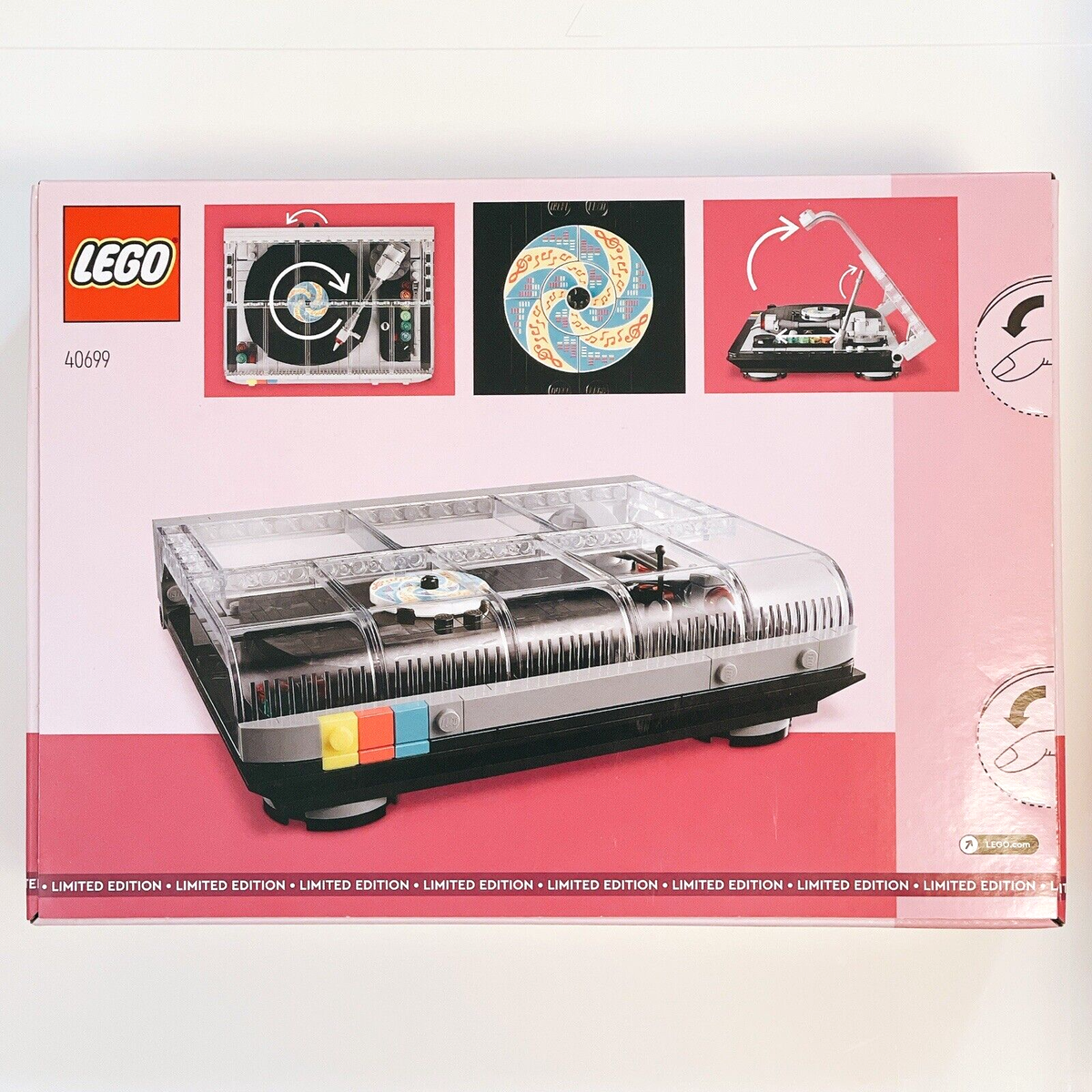 LEGO 40699 Retro Record Player Limited Edition New Sealed from