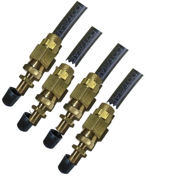 V 4 1/4" Schrader Inflation Valves Fill Air Ride Suspension Bag