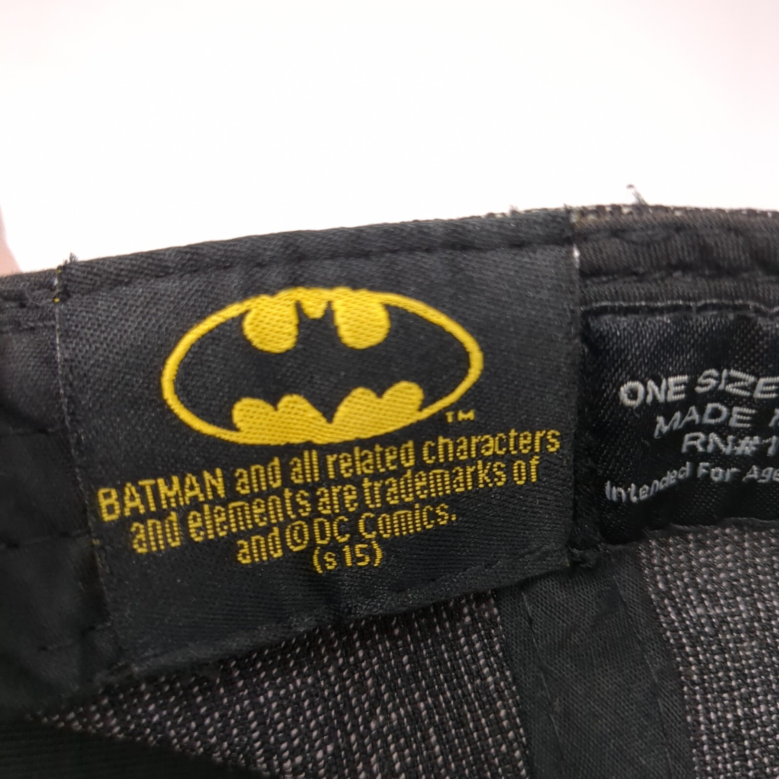 Batman Patch Snapback Hat Multi One Size Adjustab… - image 9