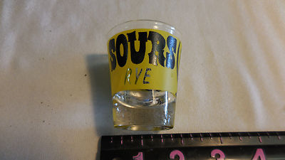 SOURS RYE Shot Glass W/ Recipe