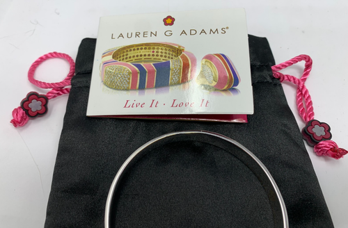 Lauren G Adams LGA Black Enamel Vintage Bracelet - Picture 3 of 5
