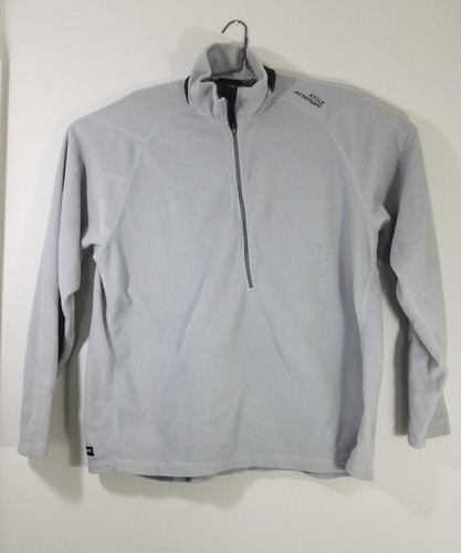 Zip Pull Over Ribbed Fleece Jacket 