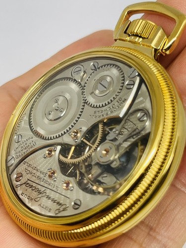 1927 ILLINOIS Bunn Special 16S 21J Type III 60 Hrs Mod 14 Mainliner Pocket Watch - Picture 10 of 12