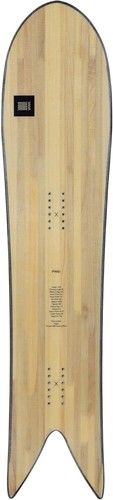 Tabla en polvo de snowboard SEPPA Shapes PW01 144,5 cm suave flexible natural - unisex - Imagen 7 de 12