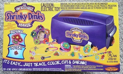 Vintage The Incredible Shrinky Dinks Maker - Spin Master - 2001 - New - Sealed