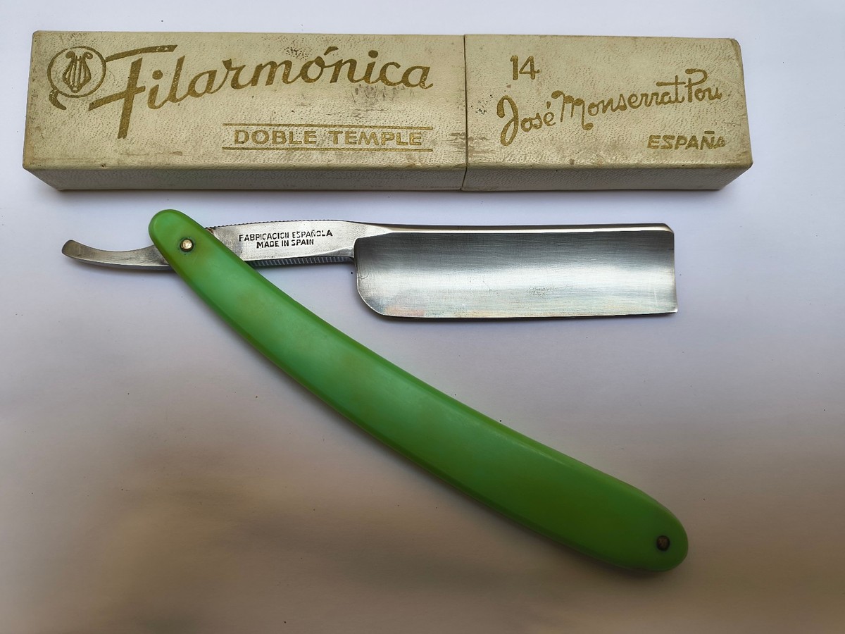 Filarmonica 14 Doble Temple straight razor shave ready | eBay