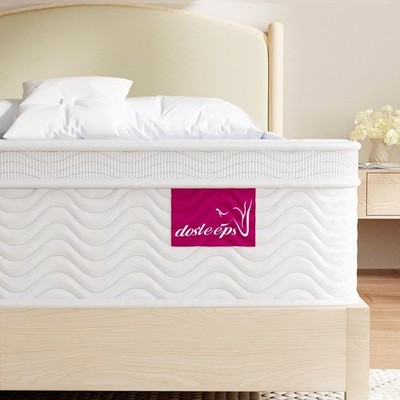Einzelmatratze 3 Fuß | 10,6 Zoll Memory Foam & Taschenfederkern | 9-Zonen Orthopädisch