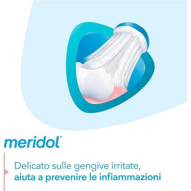 MERIDOL SPAZZOLINO POTEZIONE GENGIVE MORBIDO 1 PZ - Immagine 3 di 4