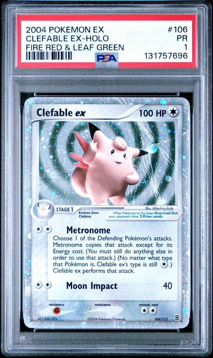 Clefable ex 106/112 FireRed & LeafGreen Holo for sale online | eBay