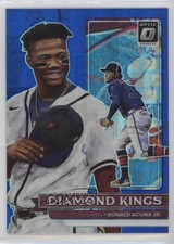2022 Donruss Optic Diamond Kings Blue Pandora Prizm 22/99 Ronald Acuna Jr o7m