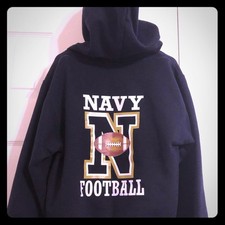 Kids Navy hooded sweatshirt