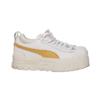 Puma, Sneaker, Größe: 40, model: cali star, Weiß/Gelb, Damen #xQq