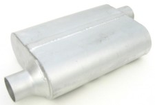 Dynomax Thrush Welded Dual Chamber Muffler For 2.5 In Offsetoffset Dynomax Thrush Welded Dual Chamber Muffler For 2.5 In Offsetoffset