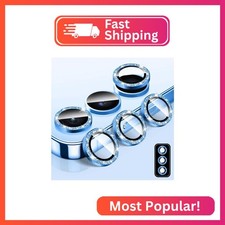 LucBuy Bling Camera Lens Protector for Samsung Galaxy Z Flip 7, Tempered Glass C