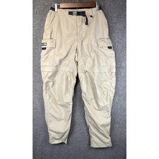 REI Convertible Hiking Pants Womens Size 4 Khaki UPF 30+ Nylon Zip Off Legs Hike