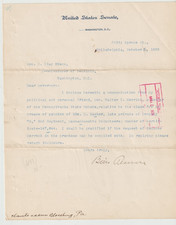 TLS Boies Penrose United States Senator PA , Civil war Vet Content