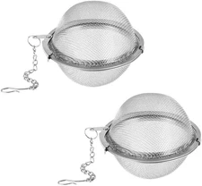 Tea Steeper, 2Pcs Mesh Tea Infuser Premium Tea Filter Tea Interval Diffuser with