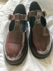 NOBO Women's Brown/Maroon Mary Janes Chunky Lugg Soles Sz 7 — photo 8