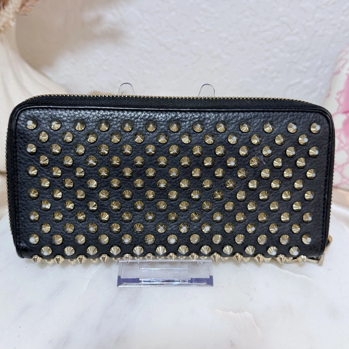 Christian Louboutin ジップアラウンドミニウォレット Christian Louboutin Women's Zip-Around Folding Wallets for Women