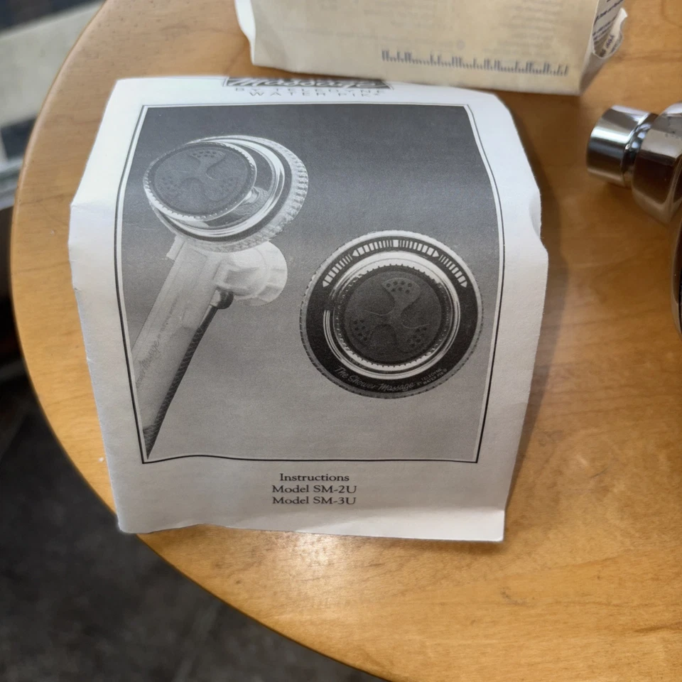 Teledyne Water Pik Ducha Masaje Montado en la Pared Cabezal de Ducha SM-2U Nuevo Nuevo de Colección Foto 3 de 4