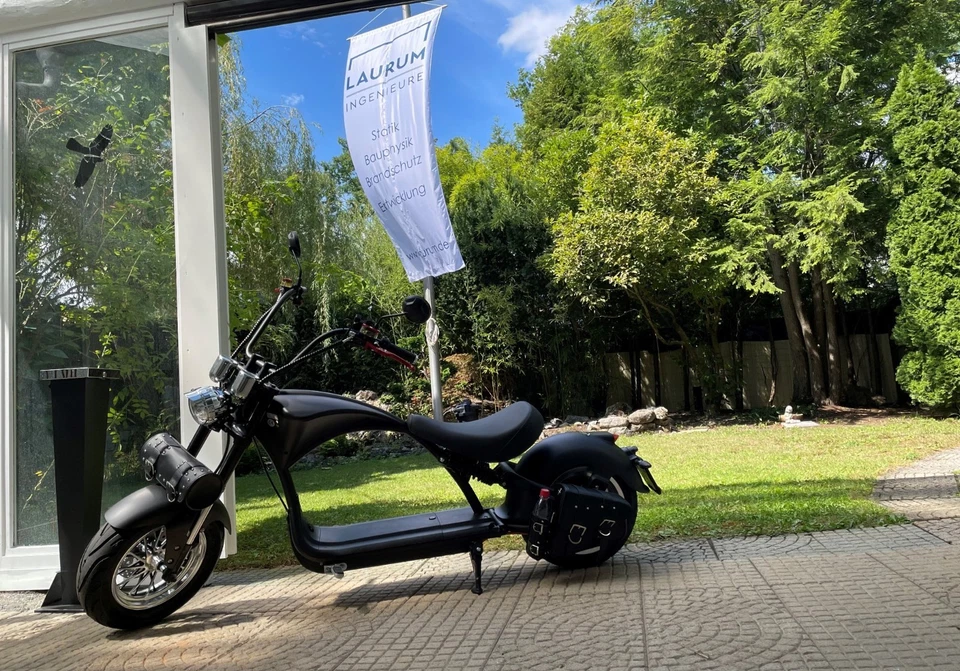 E-CHOPPER  |  45 km/h Straßenzulassung  |  80km Reichweite