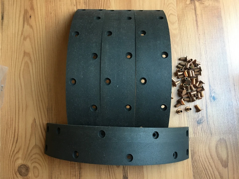 MARKENLOS Bremsbelagsatz 350x60 10Loch 6x10 ANHÄNGERACHSEN PEITZ ESPE BPW ZAPP WVA15044