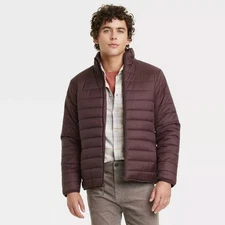 Men's Lightweight And Stylish Puffer Jacket - Goodfellow & Co Size Medium NWT