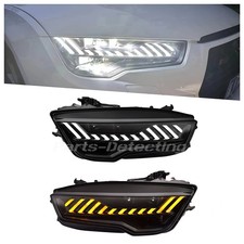 LED Headlight Dynamic Signal Lamp Start UP Animation For 2011-18 AUDI A7 C7 RS7