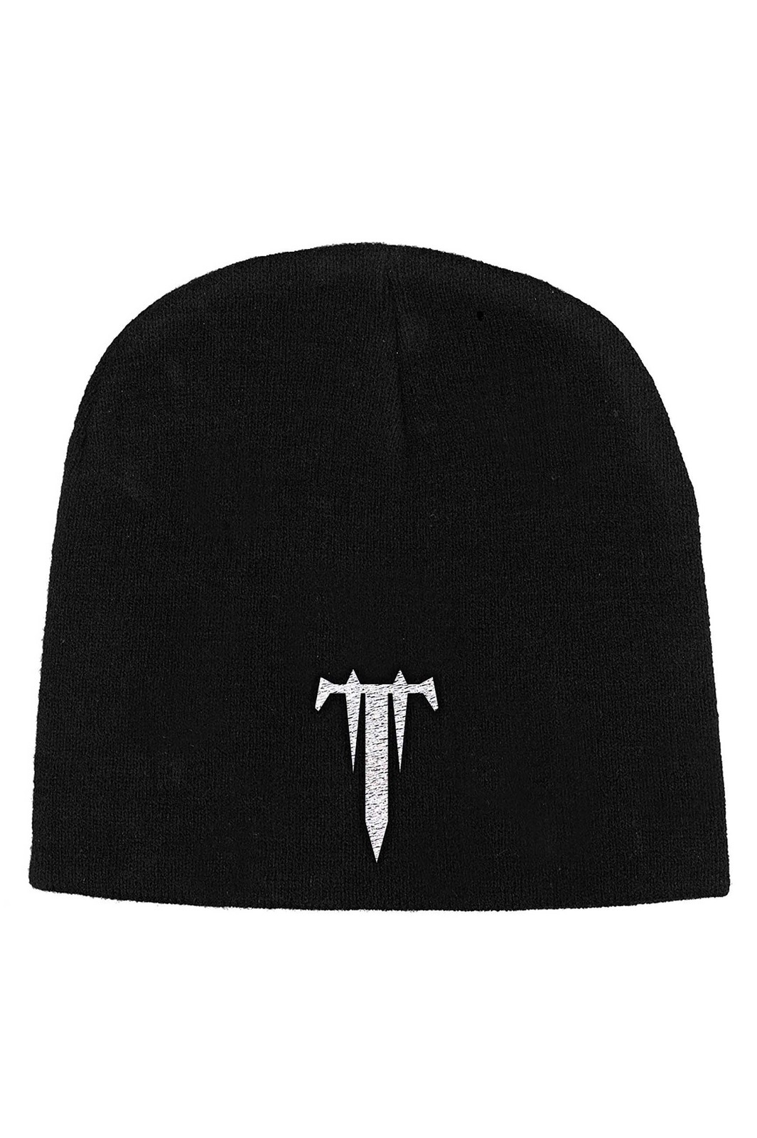 Trivium Beanie Hat T Band Logo new Official Black Embroidered Size One Size