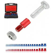 Thread Checker,48PCS Nut and Bolt Thread Checker, Standard 25 Inch  23 Metric...