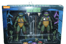 NECA Tmnt Ninja Turtles 1990 Movie Leonardo Donatello 2pack
