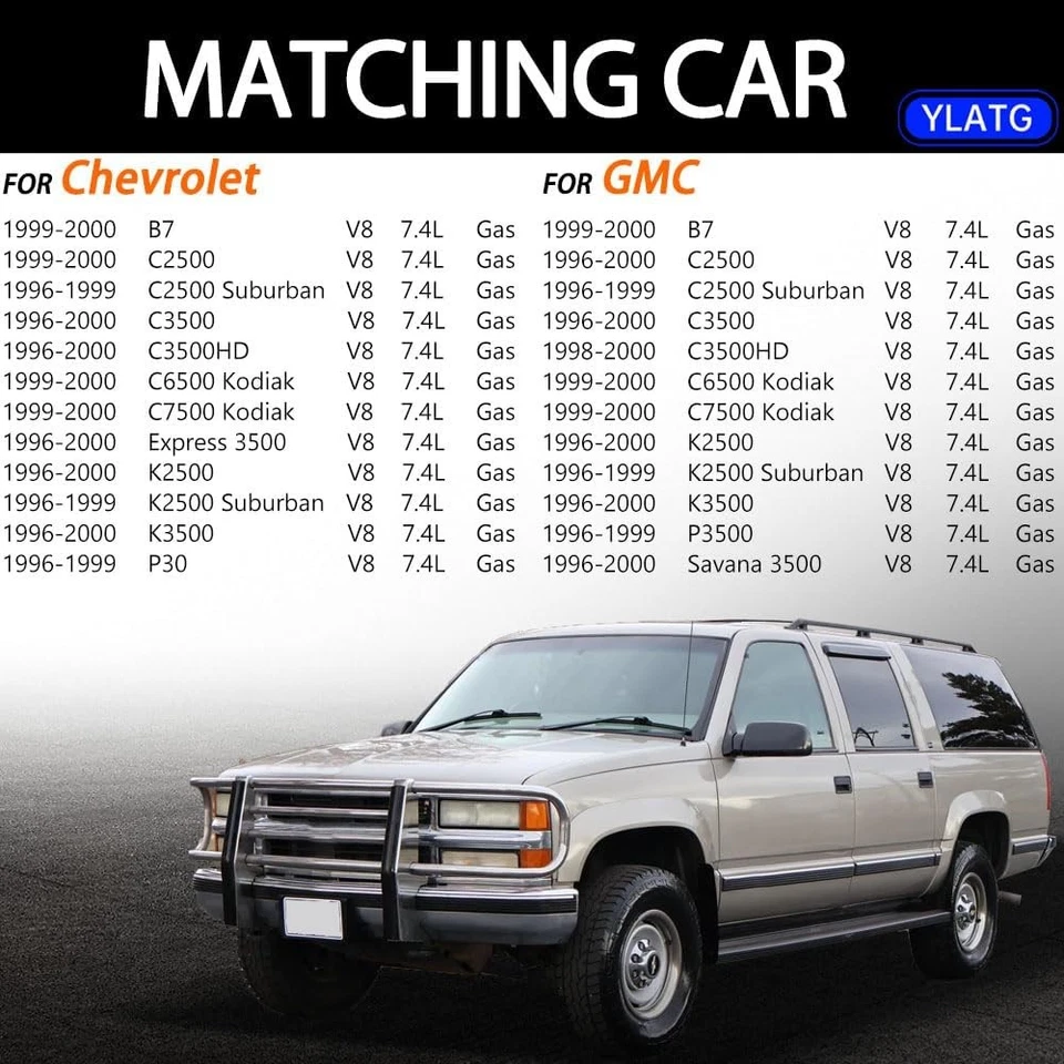 Inyectores de combustible YLATG para GMC y Chevrolet C2500, C2500 Suburban, C3500,...  Foto 2 de 4