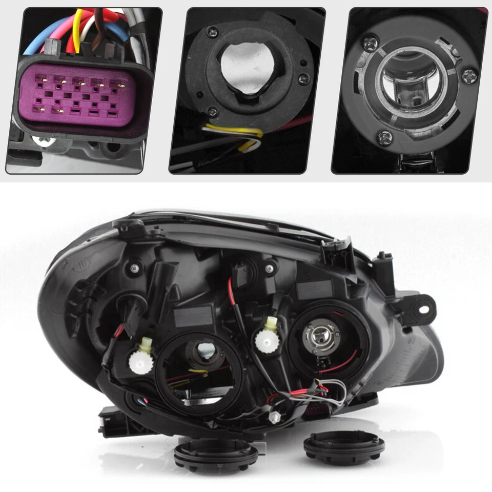 Halogen Headlight For 2013 2014 2015 2016 Buick Encore w/ Bulbs Left+Right Pair Foto 3 de 4