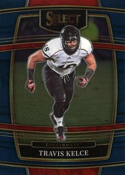 2022 Travis Kelce Panini Select Draft Picks - Blue (Retail Base) 30 NM