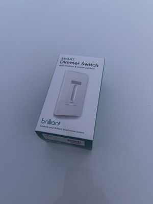 Brilliant Smart Dimmer Switch BHS120US-WH1 White WiFi Light Control NEW