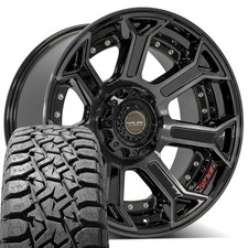 22x10 Black 4p70 Rims 33x12.5r22 Rt Tires Set Fits Gladiator Dodge Ram 22x10 Black 4p70 Rims 33x12.5r22 Rt Tires Set Fits Gladiator Dodge Ram