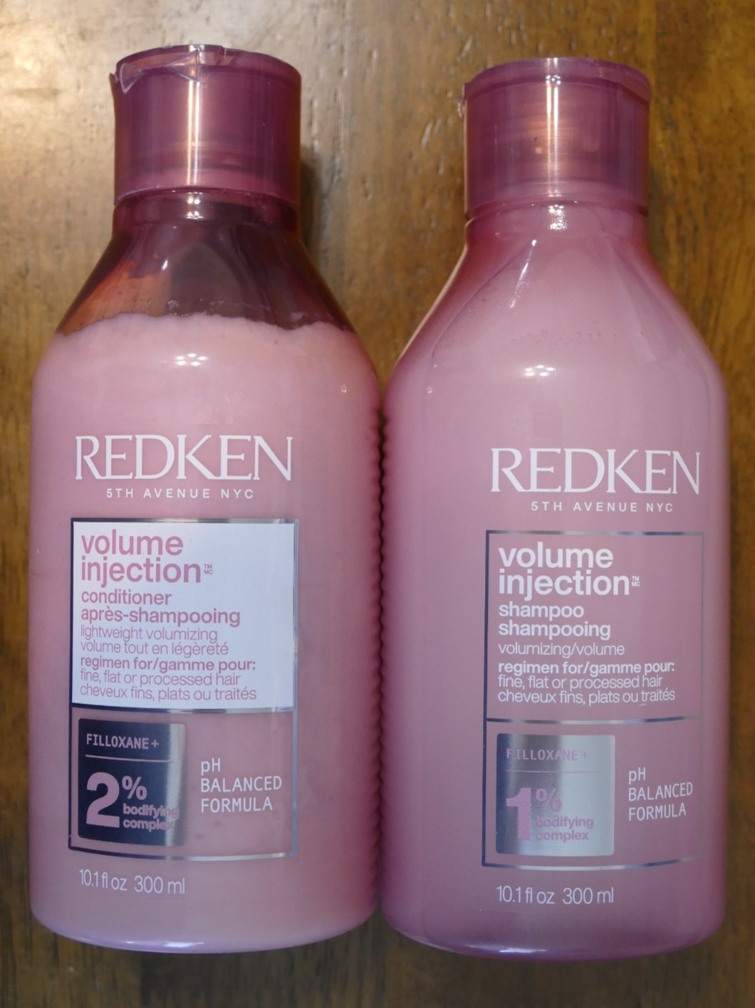 REDKEN Volume Injection Shampoo and Conditioner 10.1 oz. Duo Set New