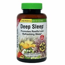 Herbs Etc Deep Sleep 120ct Softgels 06/27 exp
