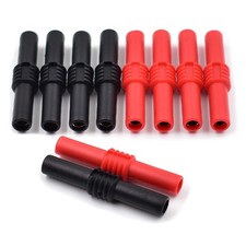Multi Test Lead Kit Test Probe 10pcs 4mm Banana Socket Female Adapter Extended