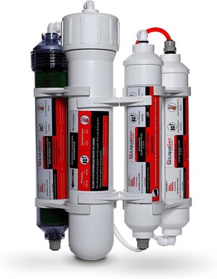 LiquaGen 4 Stage RO/DI Portable Water Filter System- 0 TDS Water - 100 ...