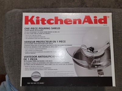Kitchen Aid One-Piece Pouring Shield Model KN1PS For Kitchen Aid Stand Mixers