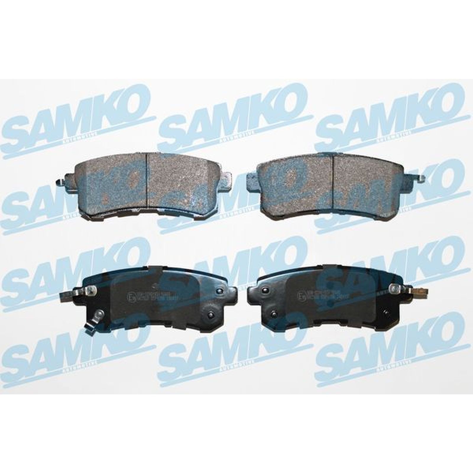 1x ORIGINAL® SAMKO Bremsbelagsatz, Scheibenbremse Hinten für Nissan PATROL VI
